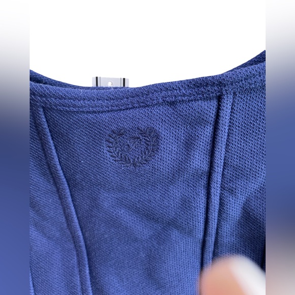 PINK Victoria’s Secret Navy Corset Style Cropped Tank Top NWT - Picture 4 of 4